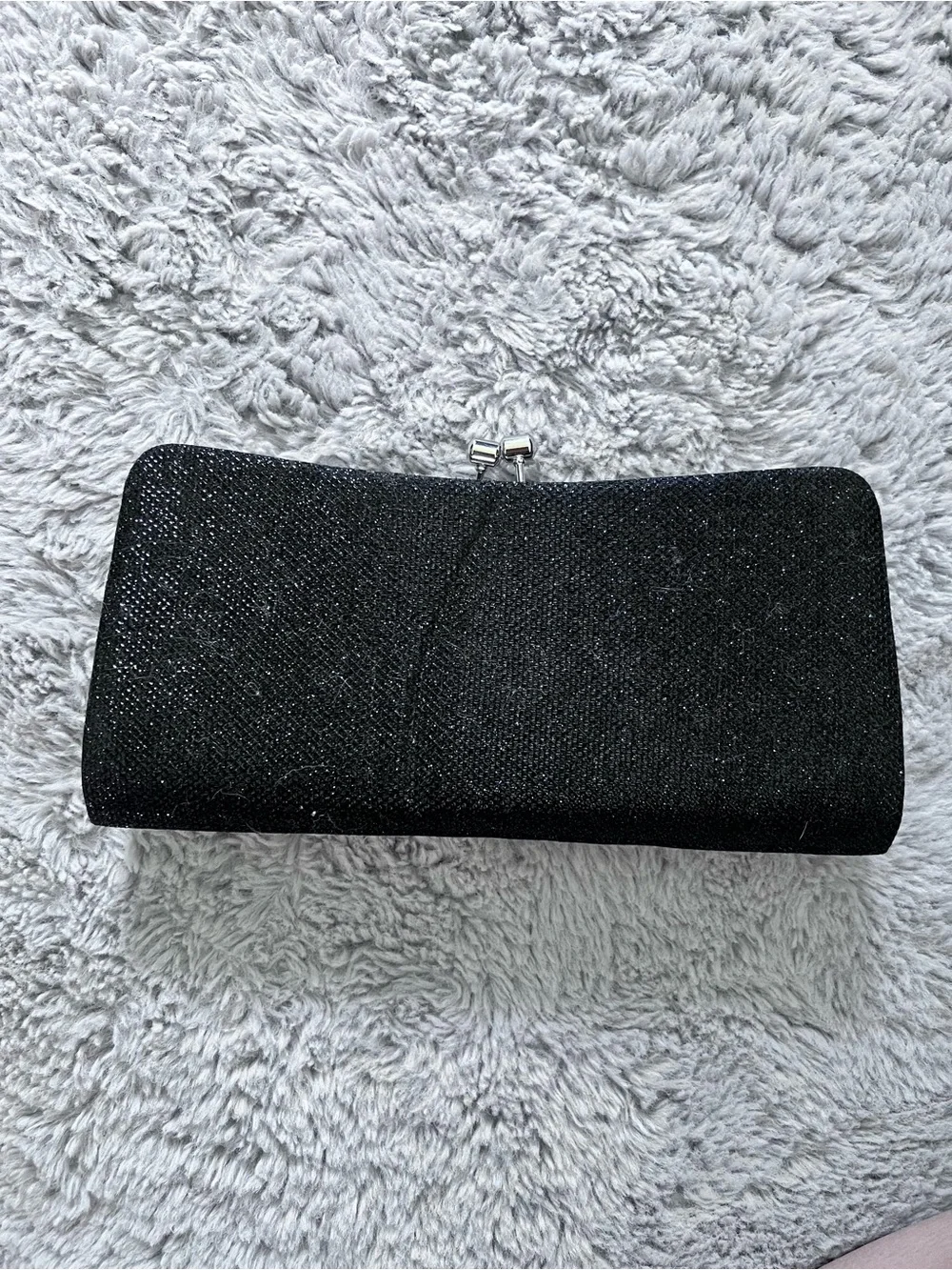 Formal Black Clutch Bag